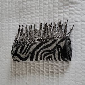 Women's Johnston & Murphy Soft  Zebra Print Scarf